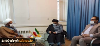 بازدید مسئول نهاد نمایندگی مقام معظم رهبری در دانشگاه فرهنگیان از مرکز تربیت مبلغ معلم حوزه های علمیه