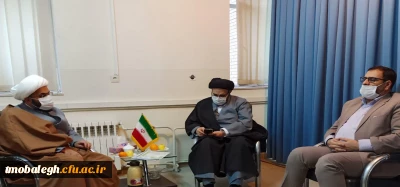 بازدید مسئول نهاد نمایندگی مقام معظم رهبری در دانشگاه فرهنگیان از مرکز تربیت مبلغ معلم حوزه های علمیه