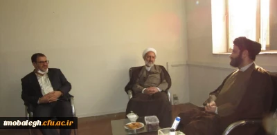 بازدید رئیس محترم نهاد رهبری در دانشگاه فرهنگیان از مرکز تربیت معلّم مبلّغ حوزه های علمیه